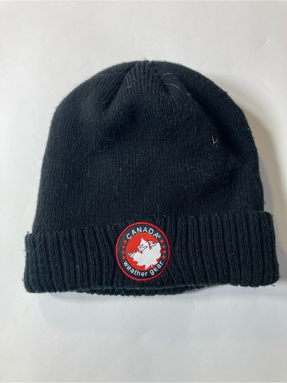 Canada Weather Gear Black Cuffed Beanie